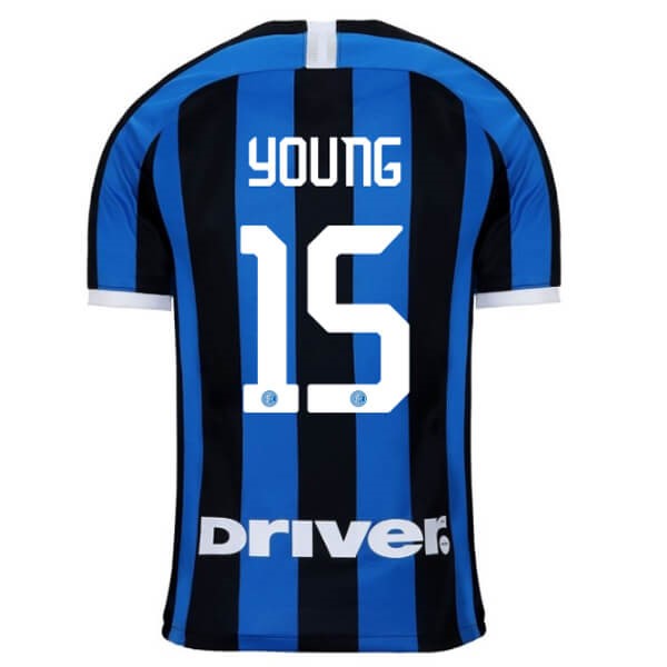 Camiseta Inter Milan NO.15 Young Primera equipación 2019-2020 Azul